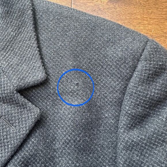 Ermenegildo Zegna cashmere sport coat jacket collar button front large - Picture 11 of 15